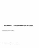 Tapa de Astronomy: fundamentals and frontiers