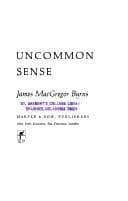 Tapa de Uncommon sense