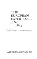 Tapa de The European experience since 1815