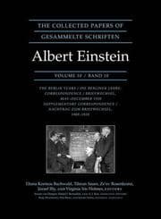 Tapa de The Collected Papers of Albert Einstein, Volume 10: The Berlin Years