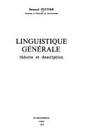 Tapa de Linguistique générale