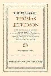Tapa de The Papers of Thomas Jefferson, Volume 33