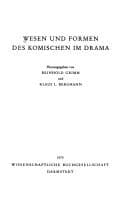 Tapa de Wesen und Formen des Komischen im Drama