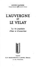 Tapa de L' Auvergne et le Velay