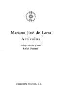 Tapa de Artículos