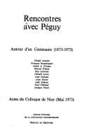 Tapa de Rencontres avec Péguy