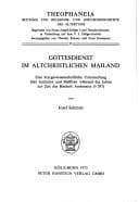 Tapa de Gottesdienst im altchristlichen Mailand