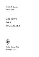 Tapa de Aspekte der Modalität