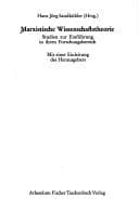Tapa de Marxistische Wissenschaftstheorie