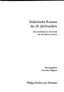 Tapa de Zeitkritische Romane des 20. Jahrhunderts