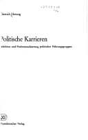 Tapa de Politische Karrieren