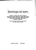 Tapa de Semiología del teatro