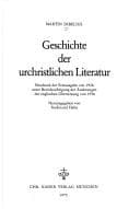 Tapa de Geschichte der urchristlichen Literatur