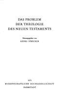 Tapa de Das Problem der Theologie des Neuen Testaments