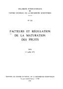 Tapa de Facteurs et régulation de la maturation des fruits
