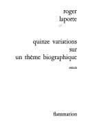 Tapa de Quinze variations sur un thème biographique