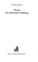 Tapa de Theorie der analytischen Erzählung