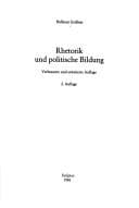 Tapa de Rhetorik und politische Bildung