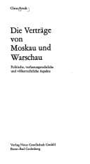 Tapa de Die Verträge von Moskau und Warschau