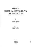 Tapa de Assaigs sobre la Catalunya del segle XVIII