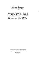 Tapa de Notater fra hverdagen