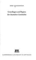 Tapa de Grundlagen und Beginn der deutschen Geschichte
