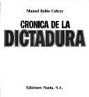 Tapa de Crónica de la Dictadura
