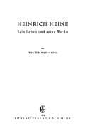 Tapa de Heinrich Heine