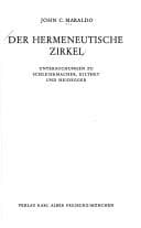 Tapa de Der hermeneutische Zirkel
