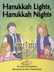 Tapa de Hanukkah Lights, Hanukkah Nights Board Book