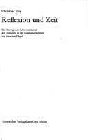 Tapa de Reflexion und Zeit