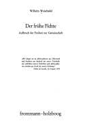 Tapa de Der frühe Fichte