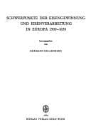 Tapa de Schwerpunkte der Eisengewinnung und Eisenverarbeitung in Europa 1500-1650