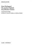 Tapa de Sören Kierkegaard, die paradoxe Dialektik des politischen Christen
