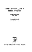 Tapa de Hans Henny Jahnn, Peter Huchel
