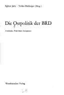 Tapa de Die Ostpolitik der BRD