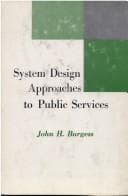 Tapa de System design approaches to public services