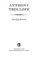 Tapa de Anthony Trollope