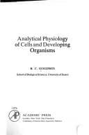 Tapa de Analytical physiology of cells and developing organisms