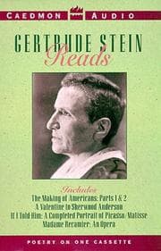 Tapa de Gertrude Stein Reads