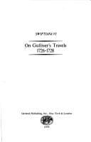 Tapa de On Gulliver's travels, 1726-1728
