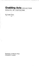 Tapa de Enabling acts