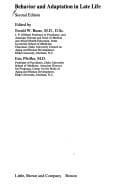 Tapa de Behavior and adaptation in late life