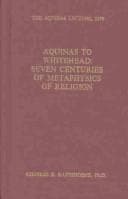 Tapa de Aquinas to Whitehead