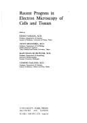 Tapa de Recent progress in electron microscopy of cells and tissues