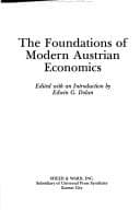 Tapa de The Foundations of modern Austrian economics