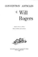 Tapa de Convention articles of Will Rogers