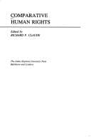 Tapa de Comparative human rights