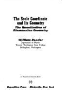 Tapa de The scale coordinate and its geometry
