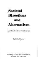 Tapa de Societal directions and alternatives